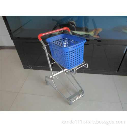 Shopping Basket Cart, Metal Basket Trolley (YRD-J5)